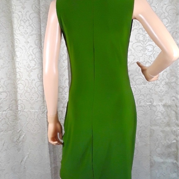Norma Kamali dress green size Small EUC - Picture 4 of 6